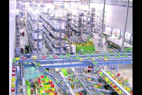 Ocado’s automated warehouse distribution centre in Hatfield, Hertfordshire is the largest in Europe